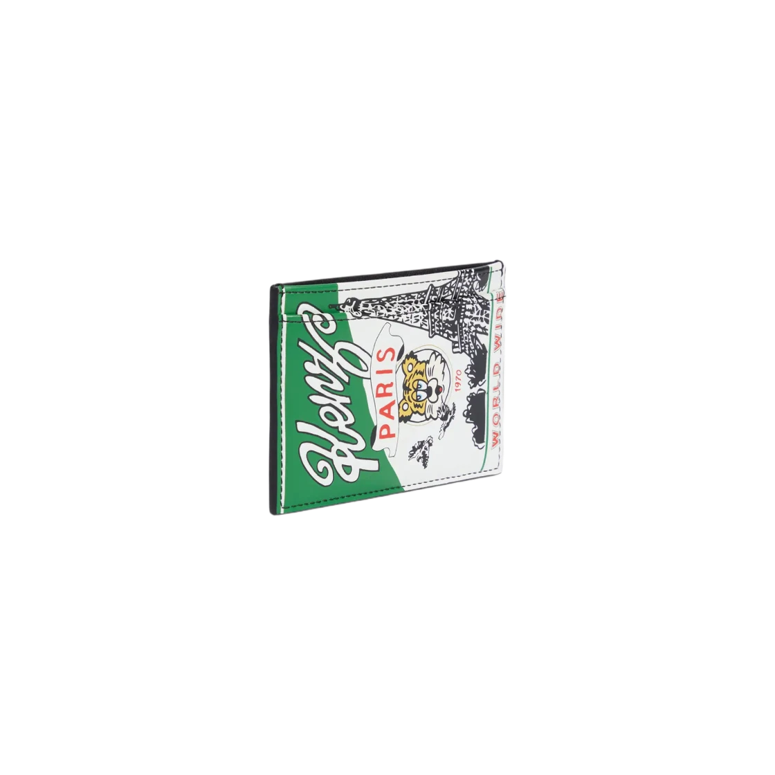 겐조 x 베르디 마켓 카드 홀더 레더 블랙 - 25SS(Kenzo x Verdy Market Card Holder in Leather Black - 25SS)