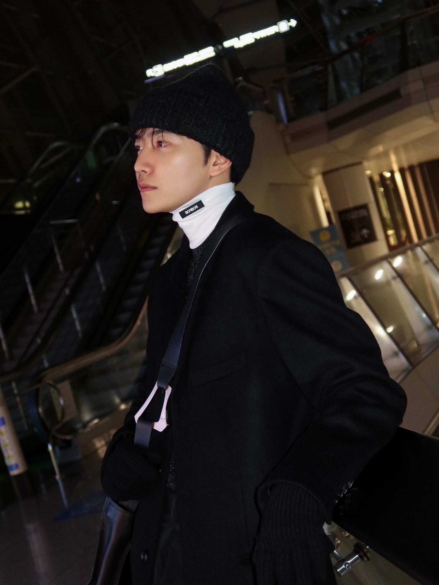 Dunst 2-Way 3 Button Cashmere Coat Black, [프리오더] Haleine Leather Monkstraps Black (VH204) 착용 스타일 - 2
