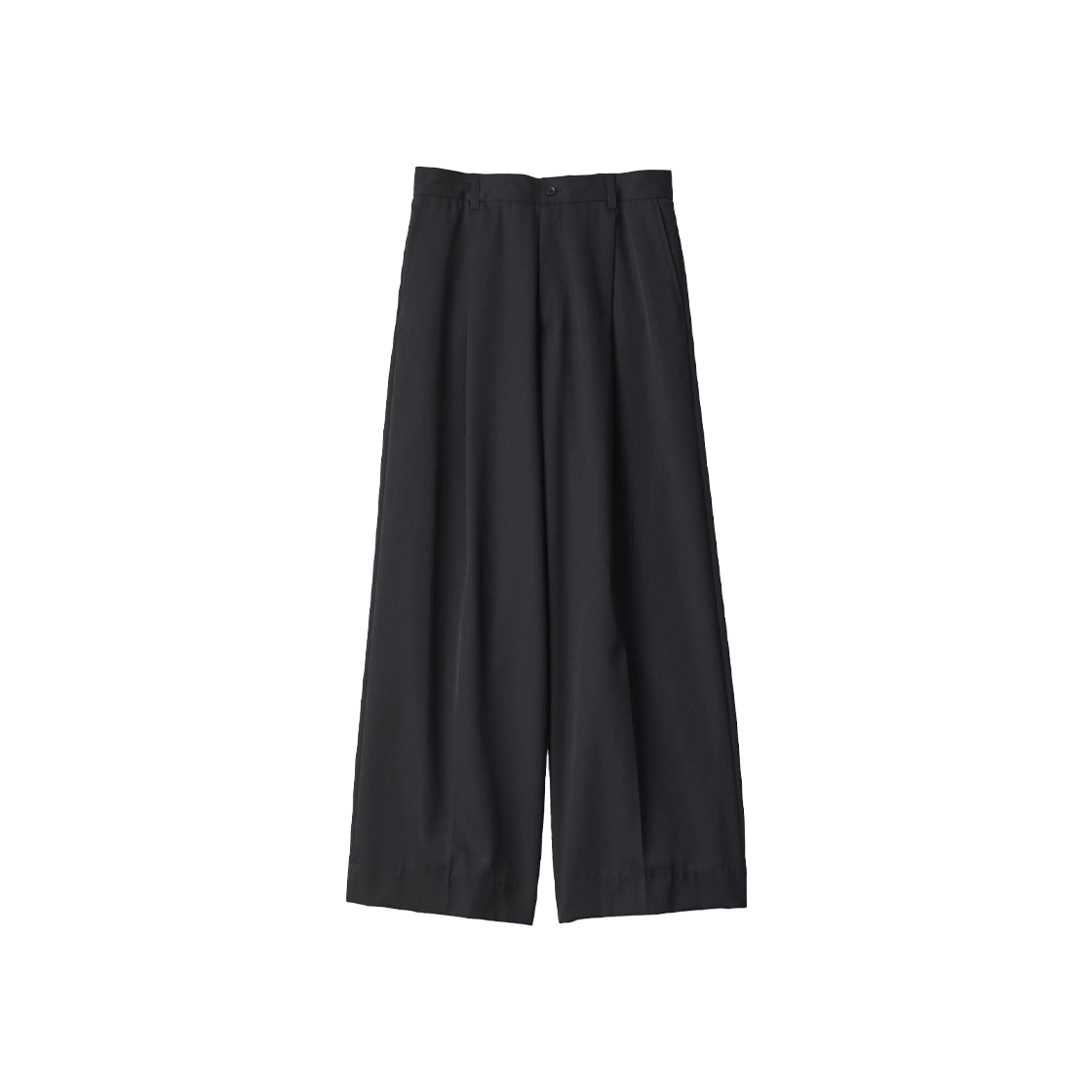 KM5BPALSI10BK ssstein Extra Wide Trousers Black - 25SS