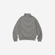 Karactor Jersey Stripe Turtle Neck Ivory