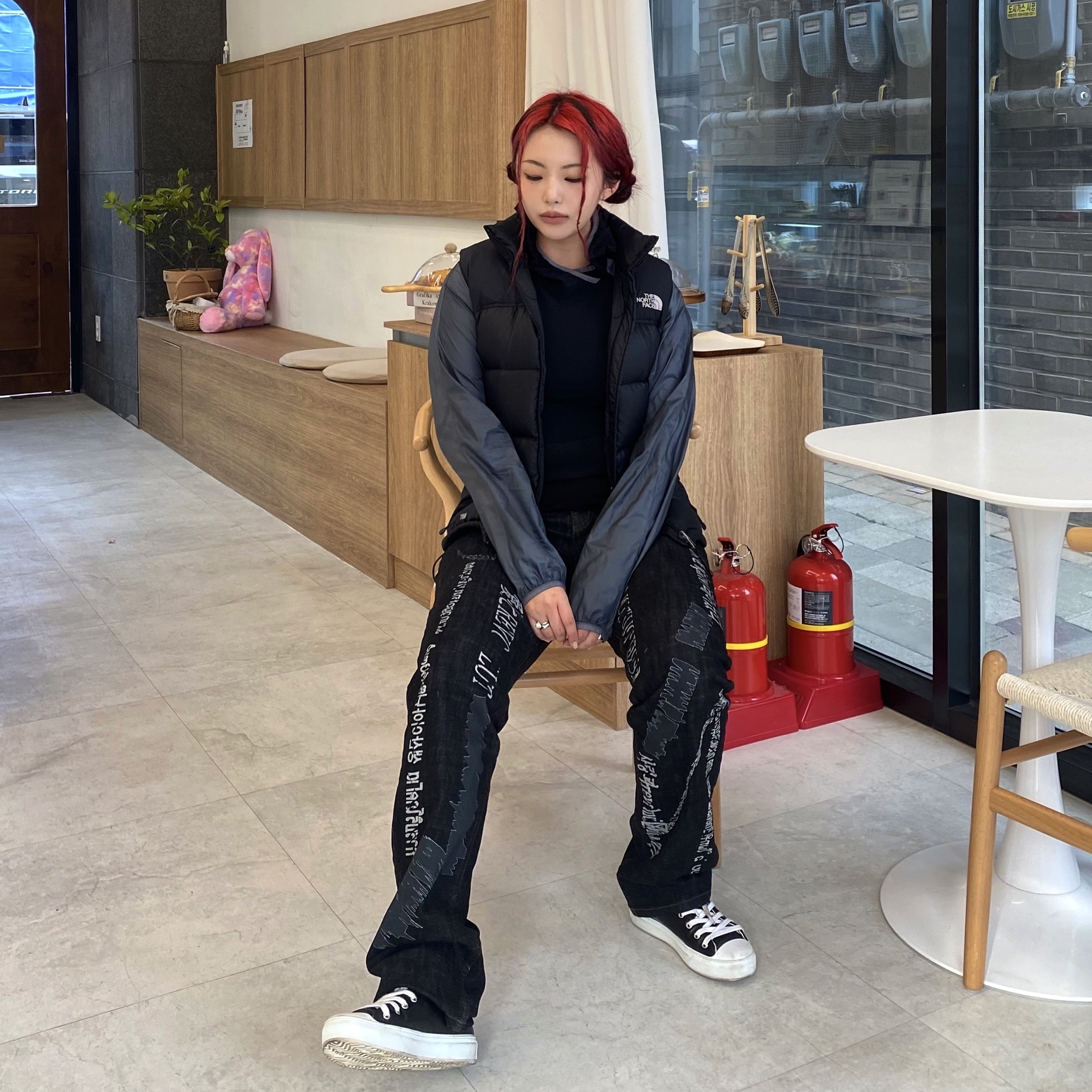Converse Chuck 70 Ox Black - Standard ์ฐฉ์ฉ ์คํ์ผ - 2