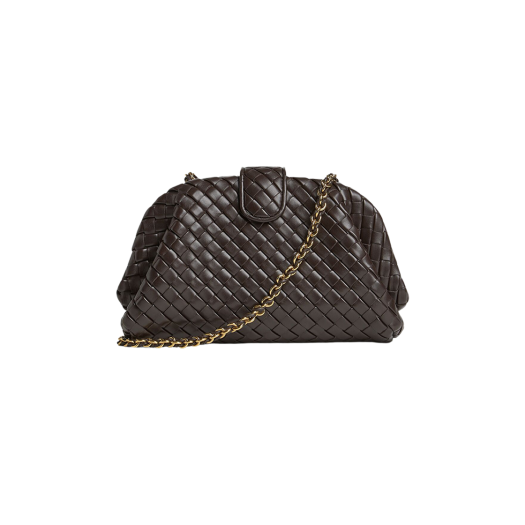 Bottega Veneta Mini Lauren 1980 Chain Clutch Fondant