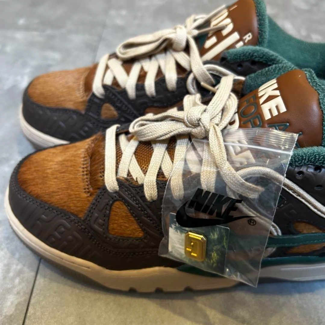 Nike x Nigo Air Force 3 Low SP Baroque Brown and Pecan 착용 스타일 - 3