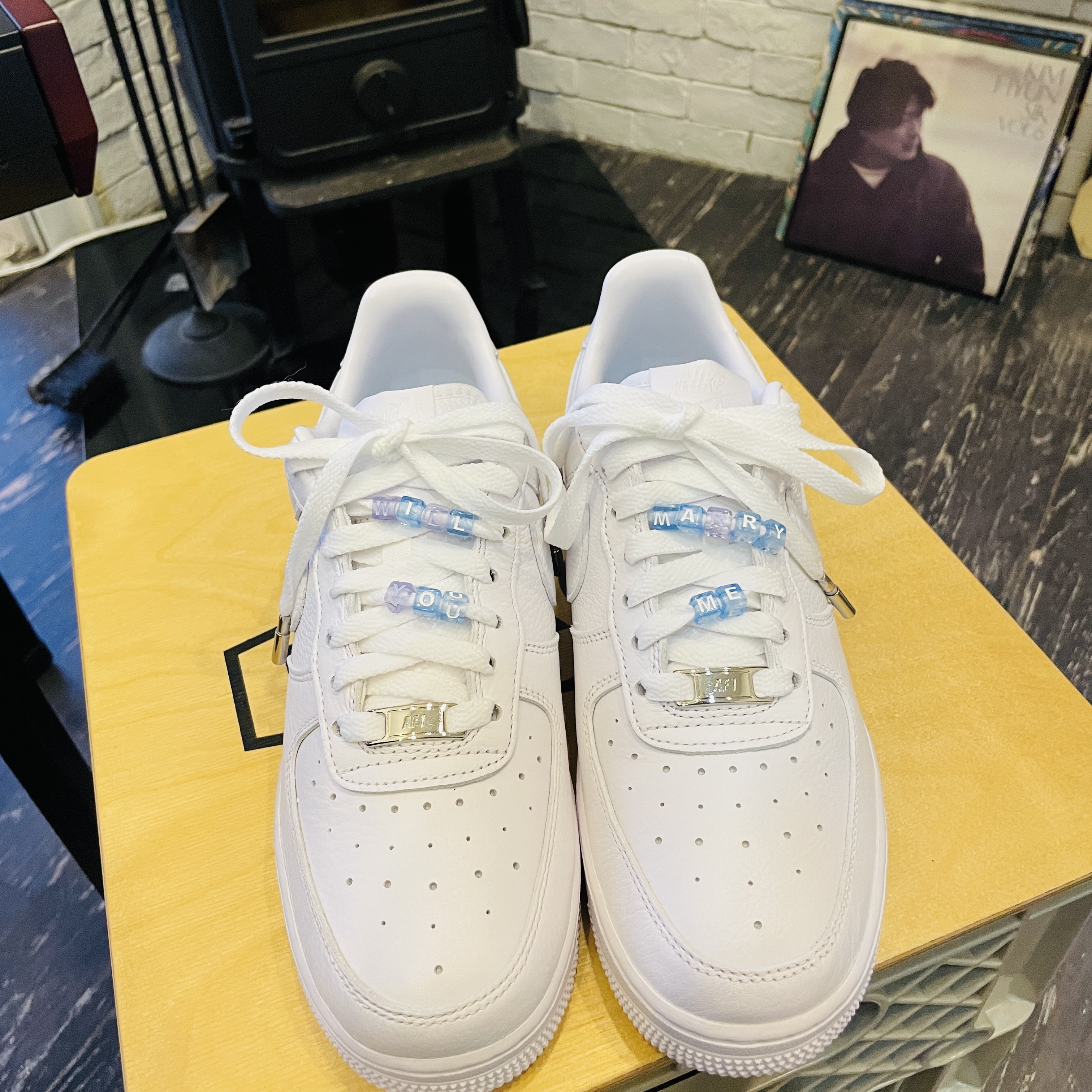 Nike x Drake Nocta Air Force 1 Low SP Certified Lover Boy White 착용 스타일