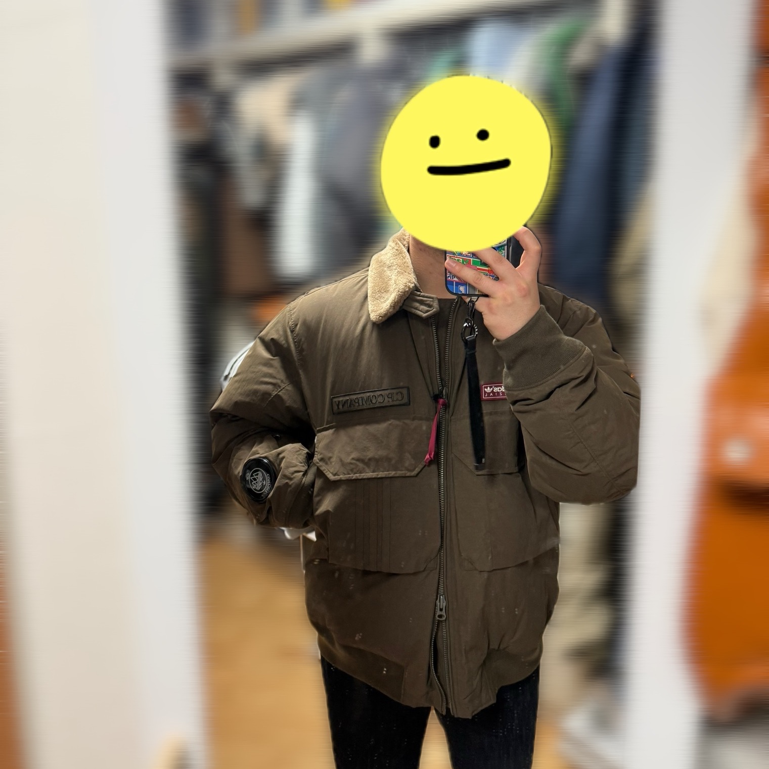 Adidas x C.P. Company Spezial Flying Jacket Dust Cargo - KR Sizing 착용 스타일