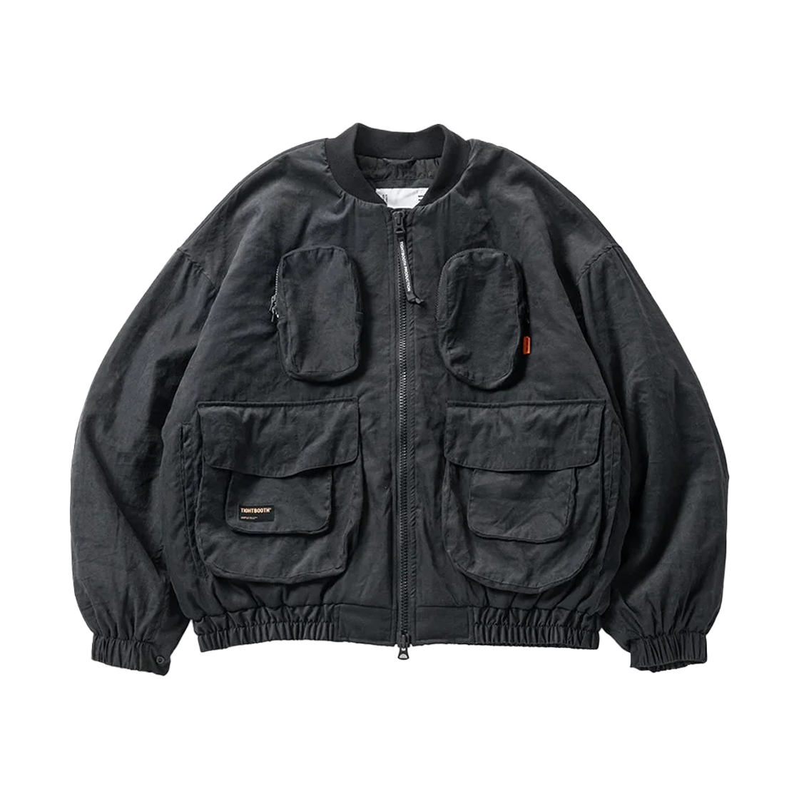 타이트부스 유틸리티 MA-1 퍼프 자켓 블랙 - 25SS(Tightbooth Utility MA-1 Puff Jacket Black - 25SS)