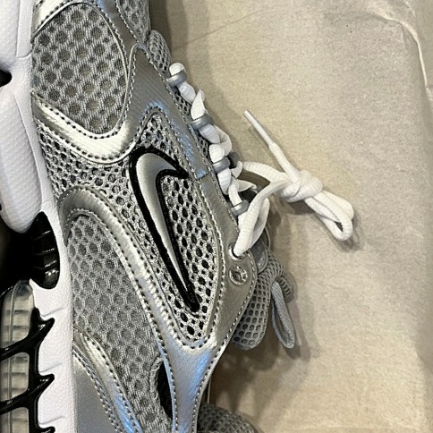 Nike Air Zoom Spiridon Cage 2 Metallic Silver 착용 스타일