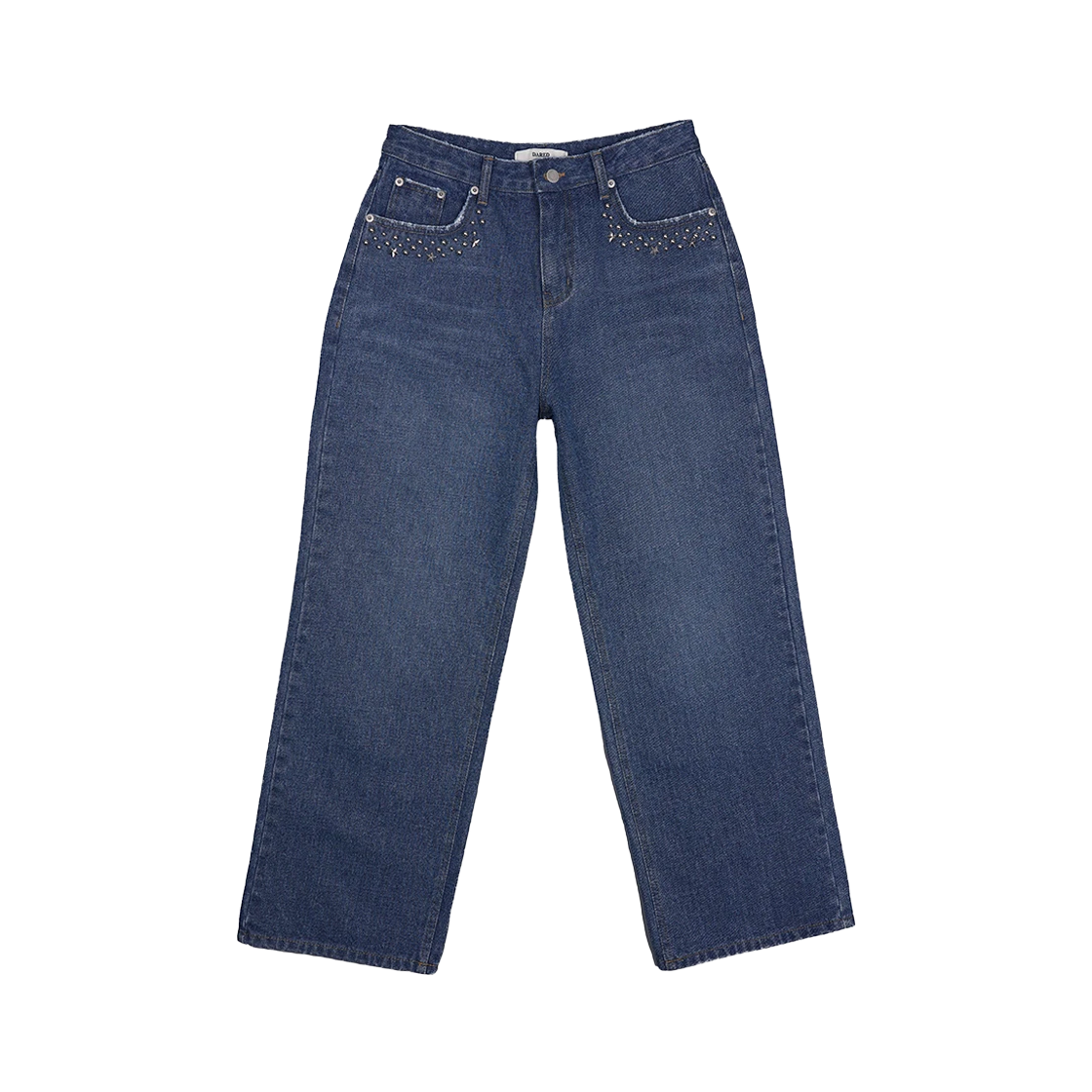 P0000DJU Dared Star Stud Sand Jeans - 대표 이미지 #1