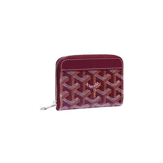 Goyard Matignon Mini Wallet Burgundy