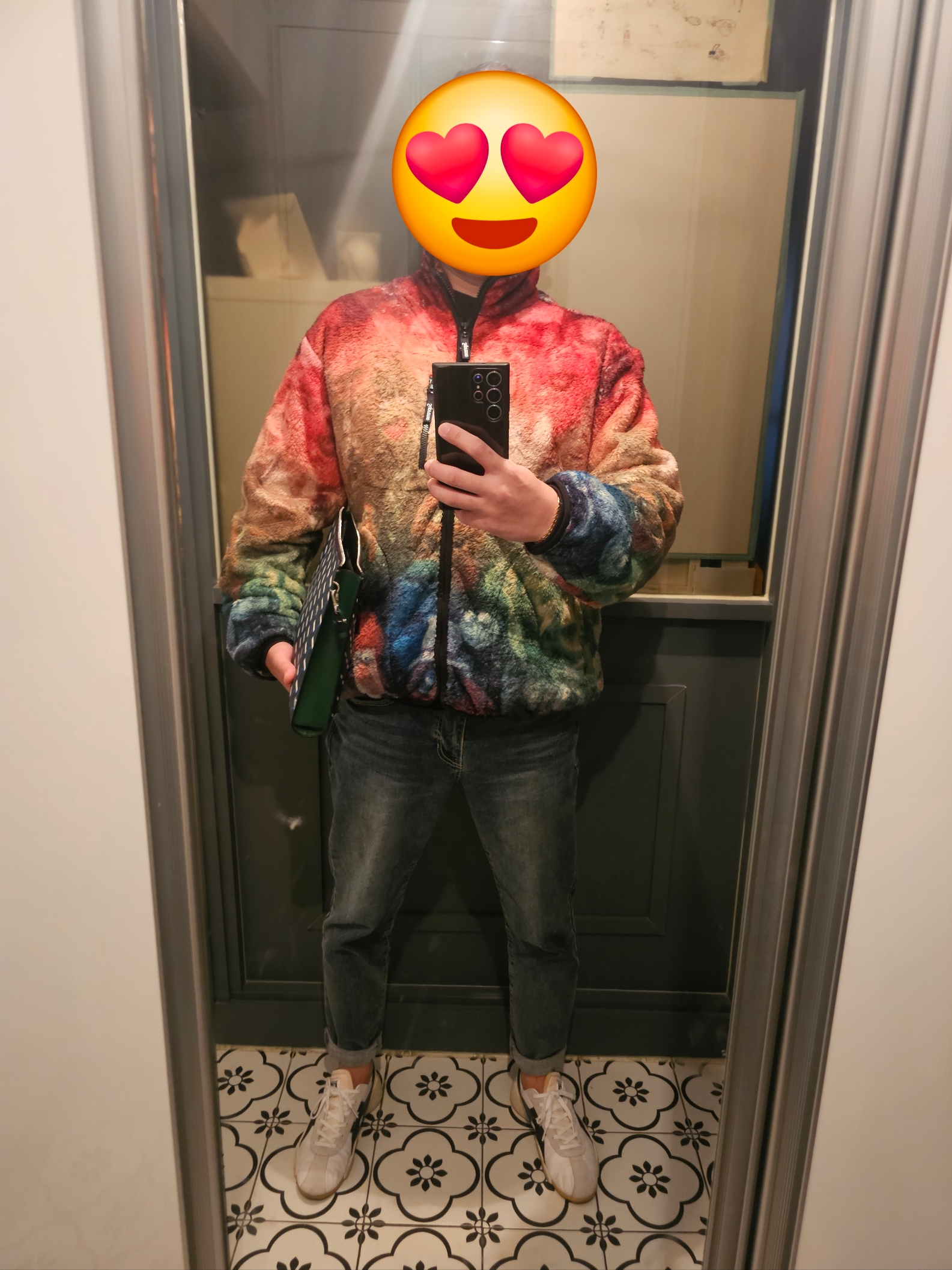Supreme Muppets Fleece Jacket Multicolor - 24SS 착용 스타일