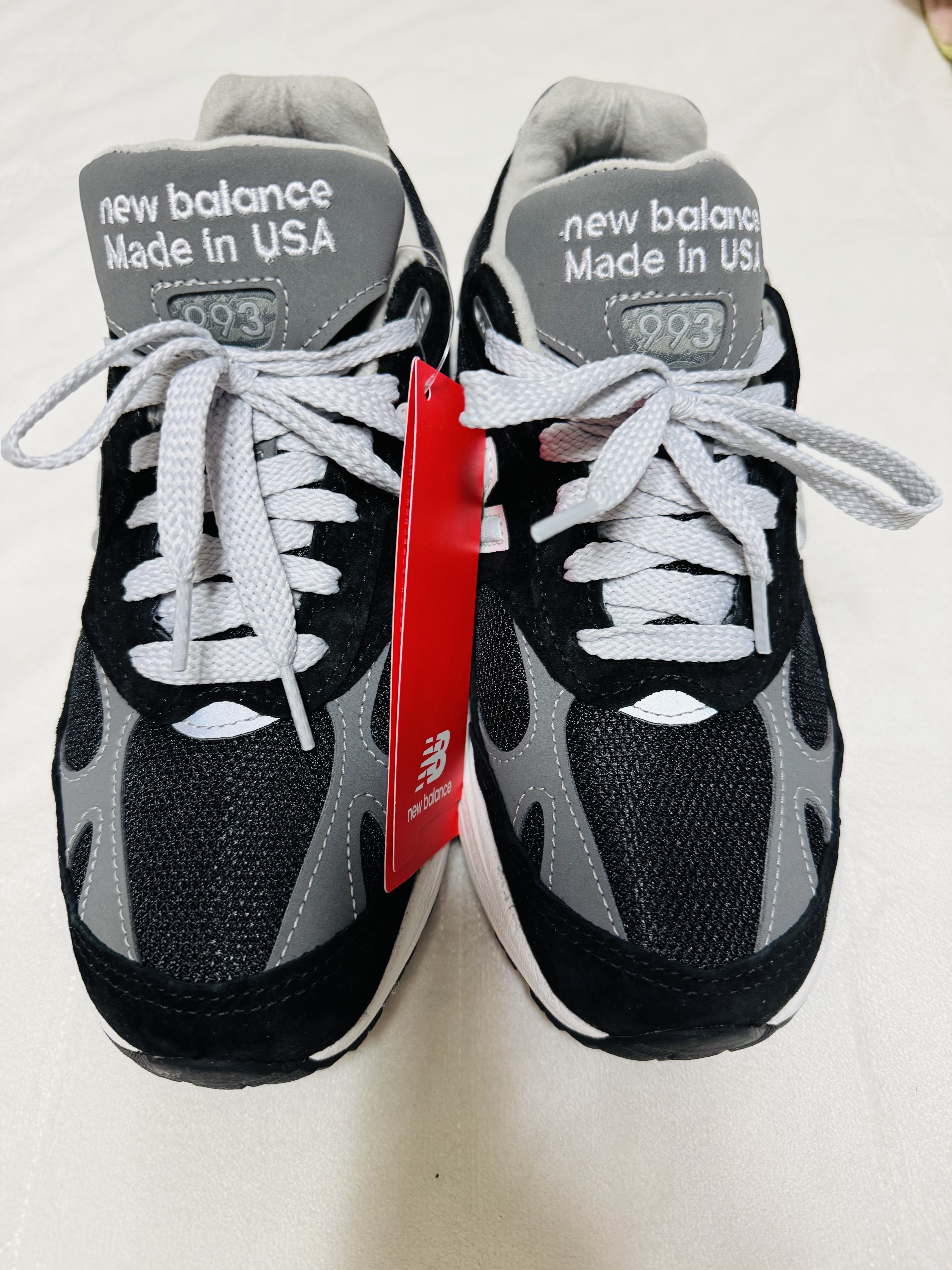 New Balance 993 Made in USA Black - D Standard 착용 스타일