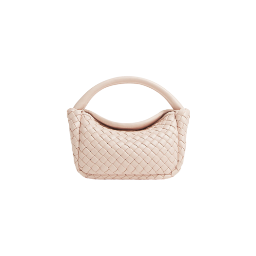 Bottega Veneta Small Cobble Top Handle Cameo