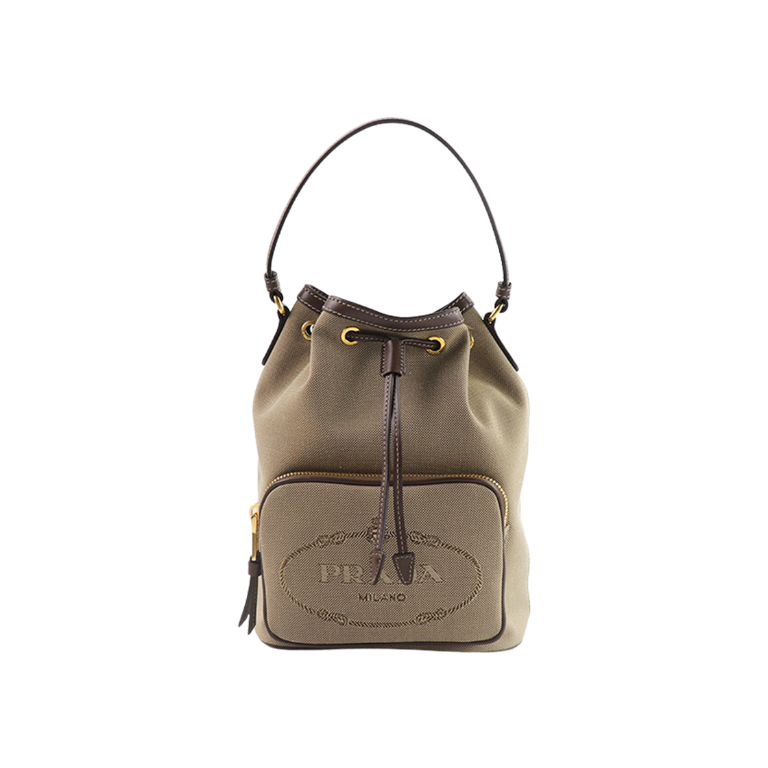 1BH038-UCW-F0B16 Prada Duet Shoulder Bag Beige - 대표 이미지 #1