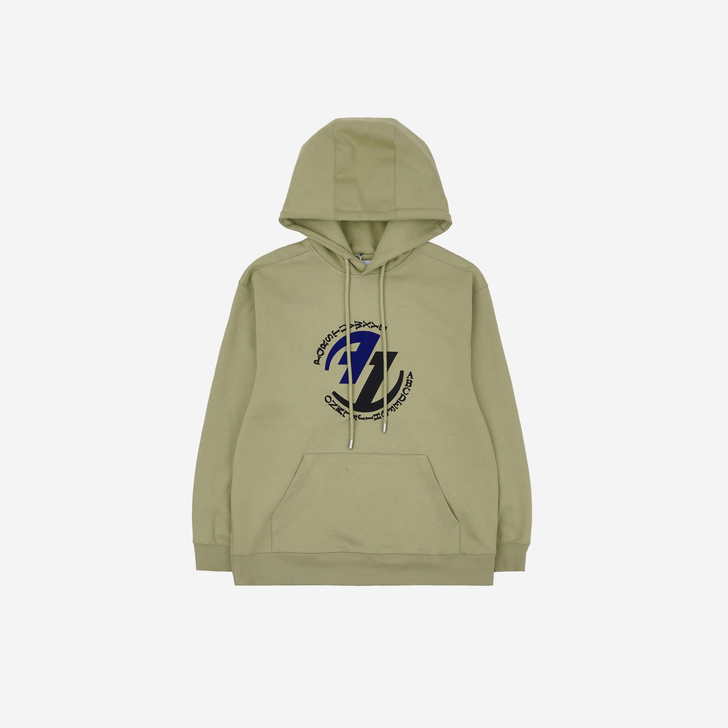 Zara x Ader Error Embroidery Hooded Sweatshirt Light Green