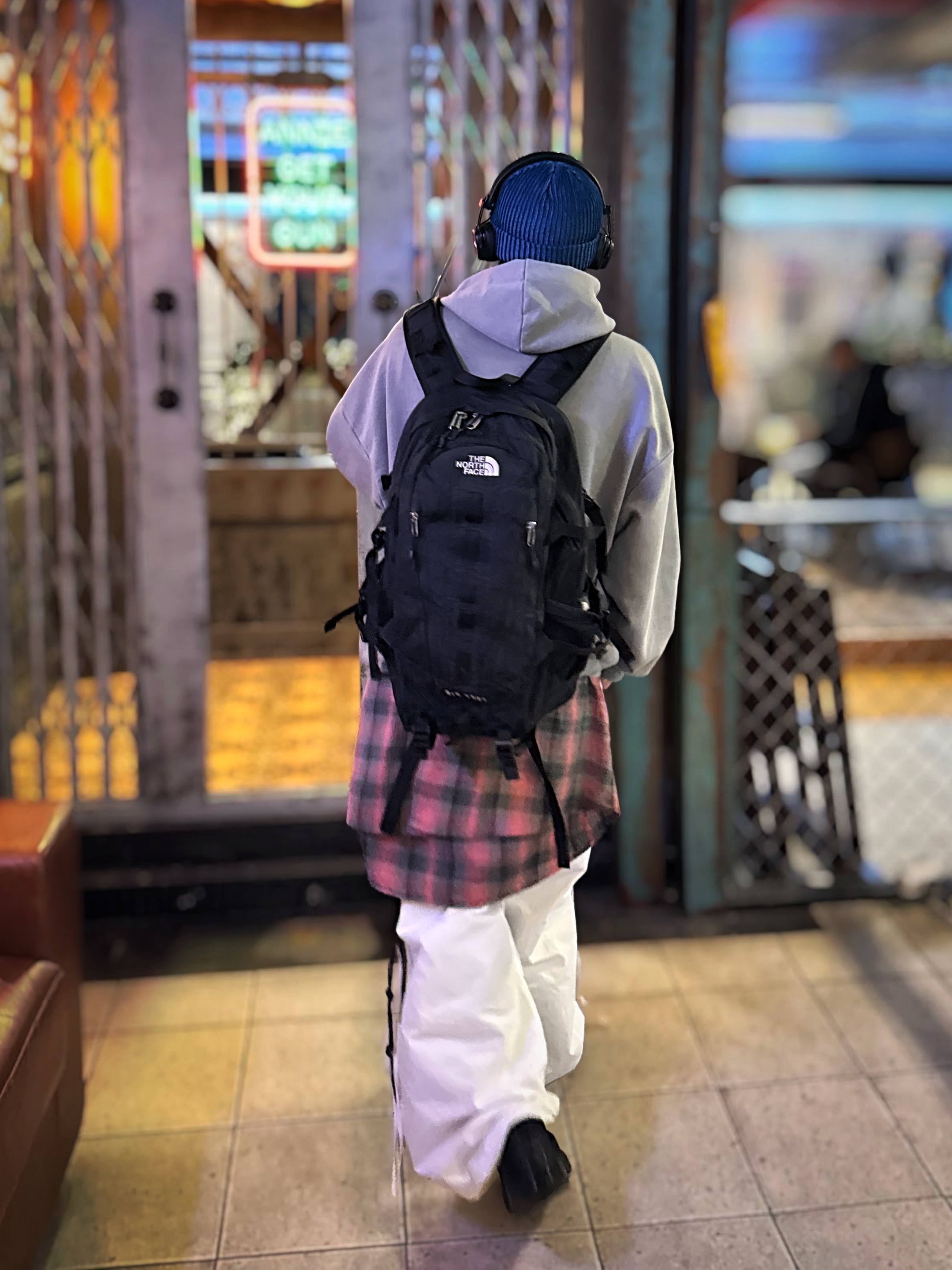 Marshall Major IV Black (Korean Ver.), The North Face Big Shot Black 착용 스타일 - 6