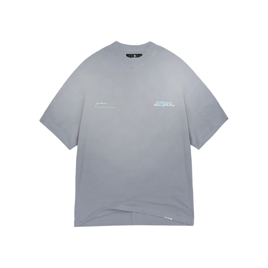 리프레젠트 패트론 오브 더 클럽 티셔츠 워시드 그레이 - 25SS(Represent Patron Of The Club T-Shirt Washed Grey - 25SS)