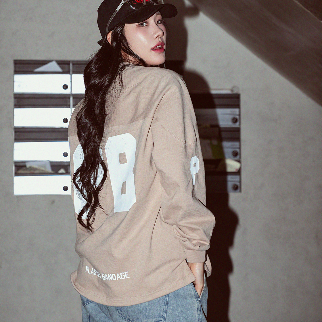 플라스틱 밴디지 팀 PB 풋볼 롱슬리브 아이보리(Plastick Bandage Team PB Football Long Sleeve Ivory) - 4