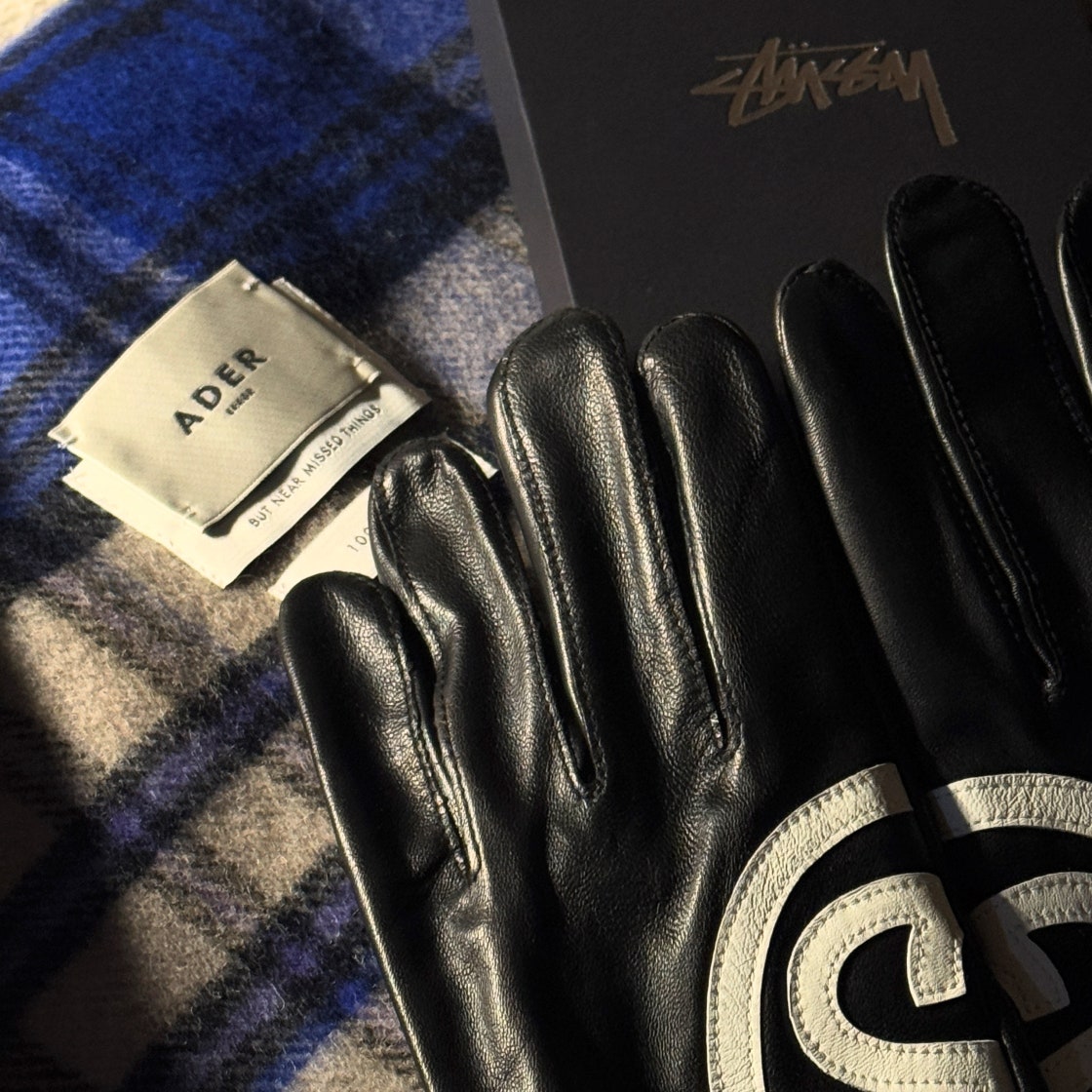 스투시 SS 링크 레더 글러브 블랙 | Stussy | KREAM