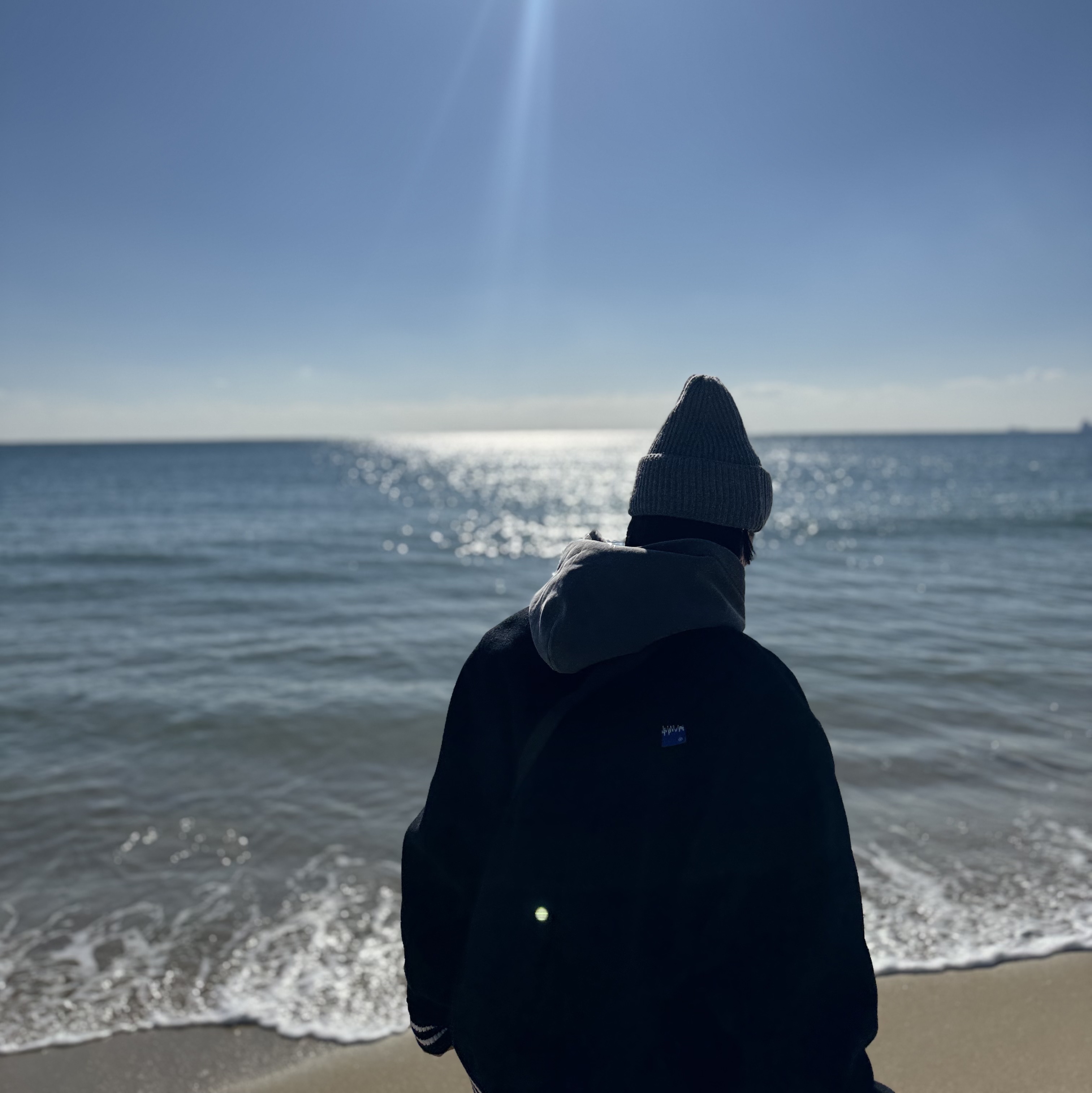 Ader Error Sig; TRS Tag Varsity Jacket 01 Noir 착용 스타일