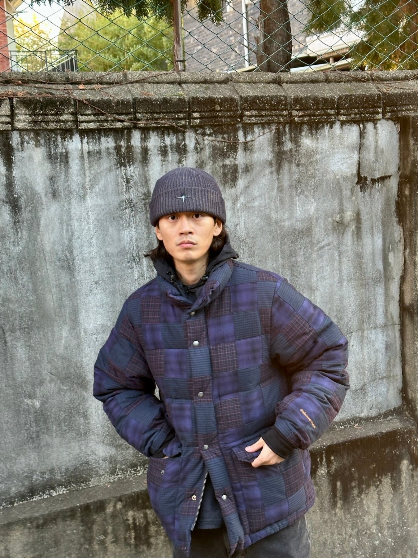 Supreme Repeat Stitch Anorak Black - 23SS 착용 스타일 - 1