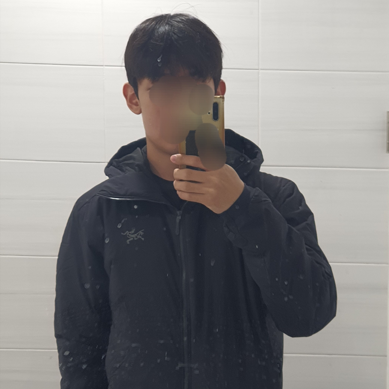 Arc'teryx Atom Heavyweight Hoody Black 착용 스타일
