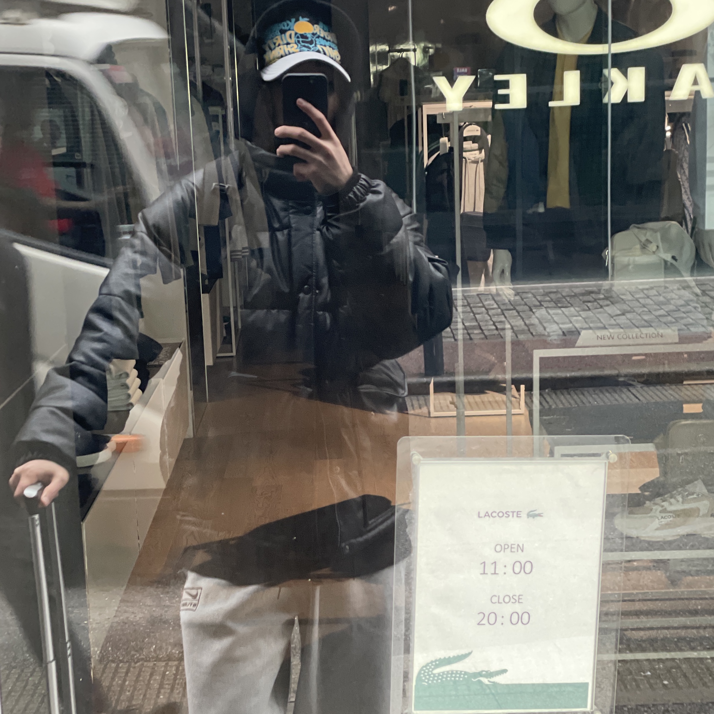Kapital Coneycowbowy Trucker Cap Black, Nike x Stussy NRG Fleece Pants Dark Grey Heather (DO9340-063) 착용 스타일