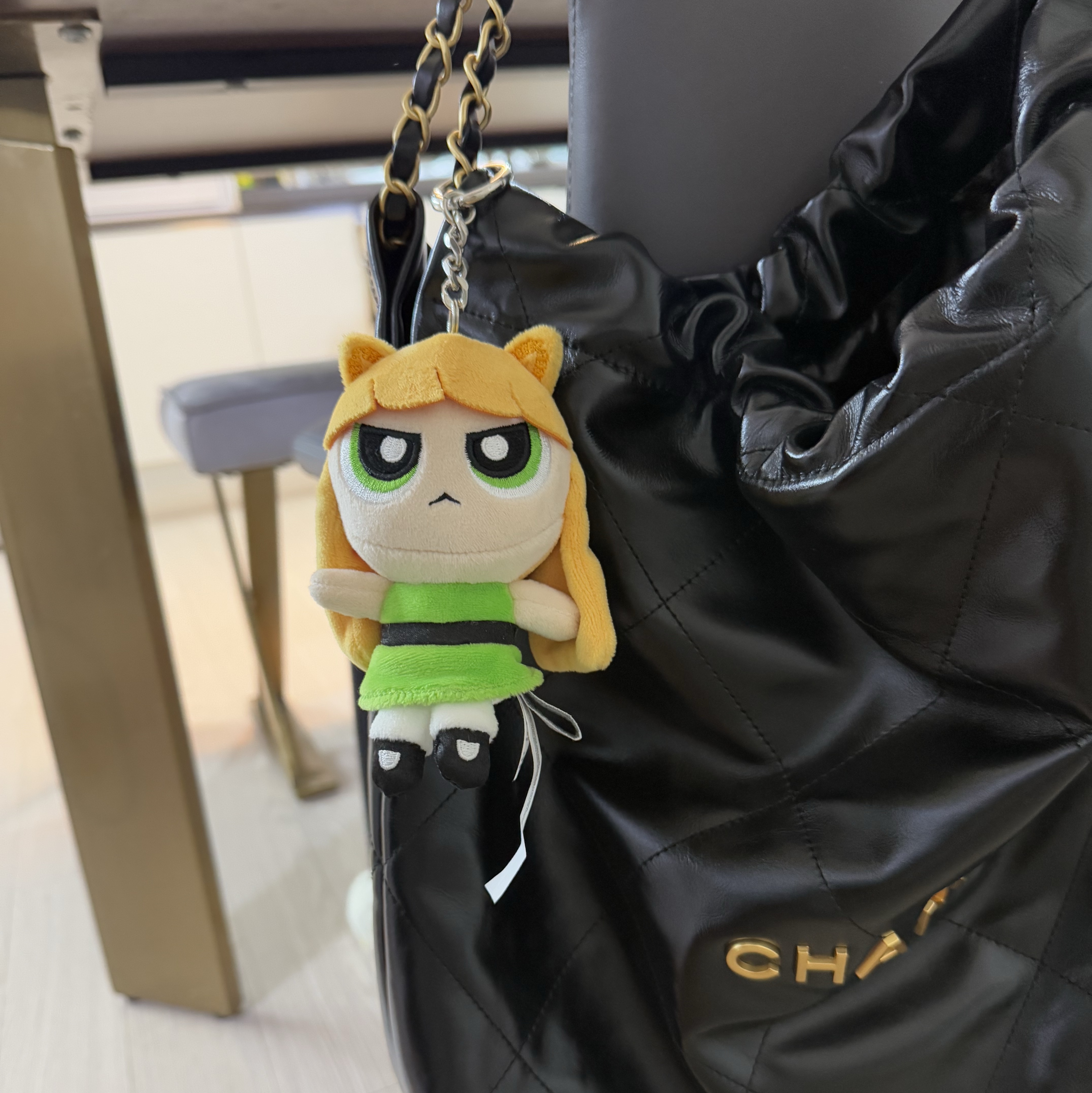 Newjeans x The Powerpuff Girls Bag Charm Haerin 착용 스타일