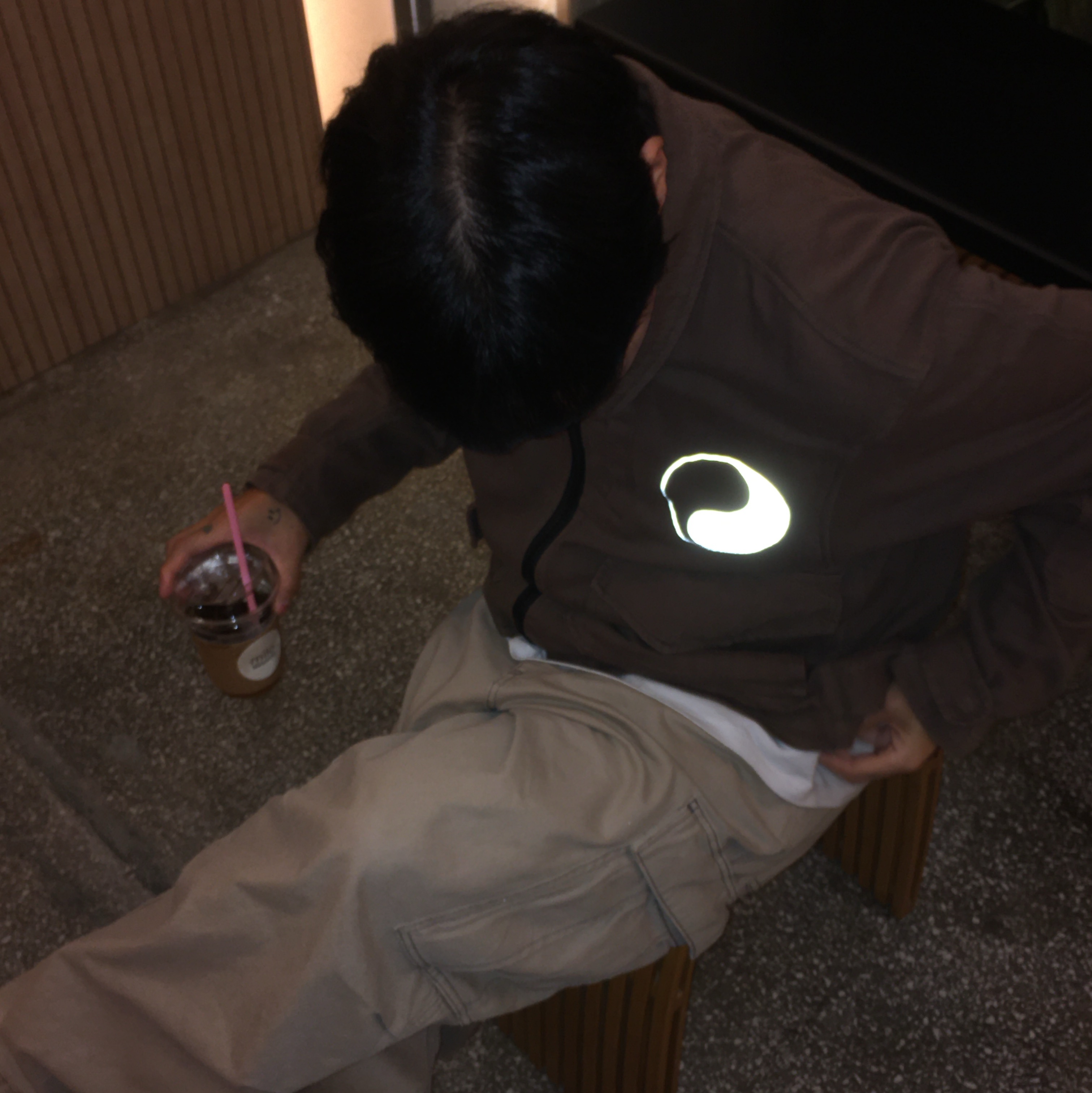 Stussy x Our Legacy Work Shop Pararescue Jacket Mud Black Slub Twill 착용 스타일 - 3