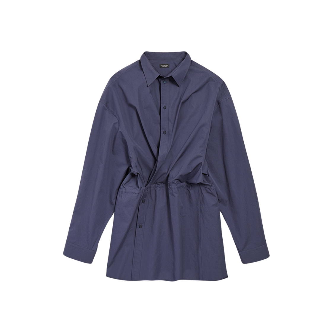 814136TRM174530 (W) Balenciaga Shirt Mini Dress Faded Blue - 대표 이미지 #1