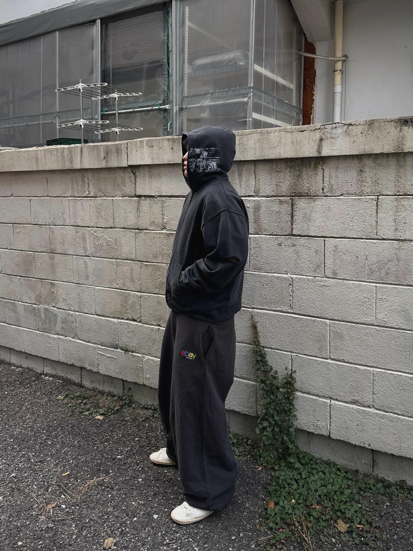 Balenciaga Ebay Baggy Sweatpants Black 착용 스타일