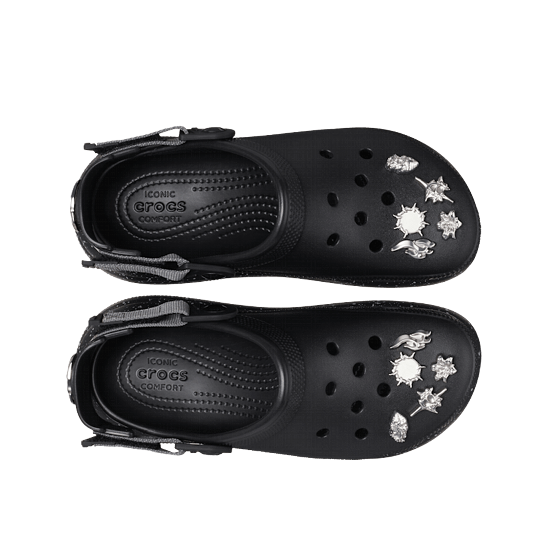 크록스 크러쉬 엠벨리시드 클로그 블랙(Crocs Crush Embellished Clog Black) - 2