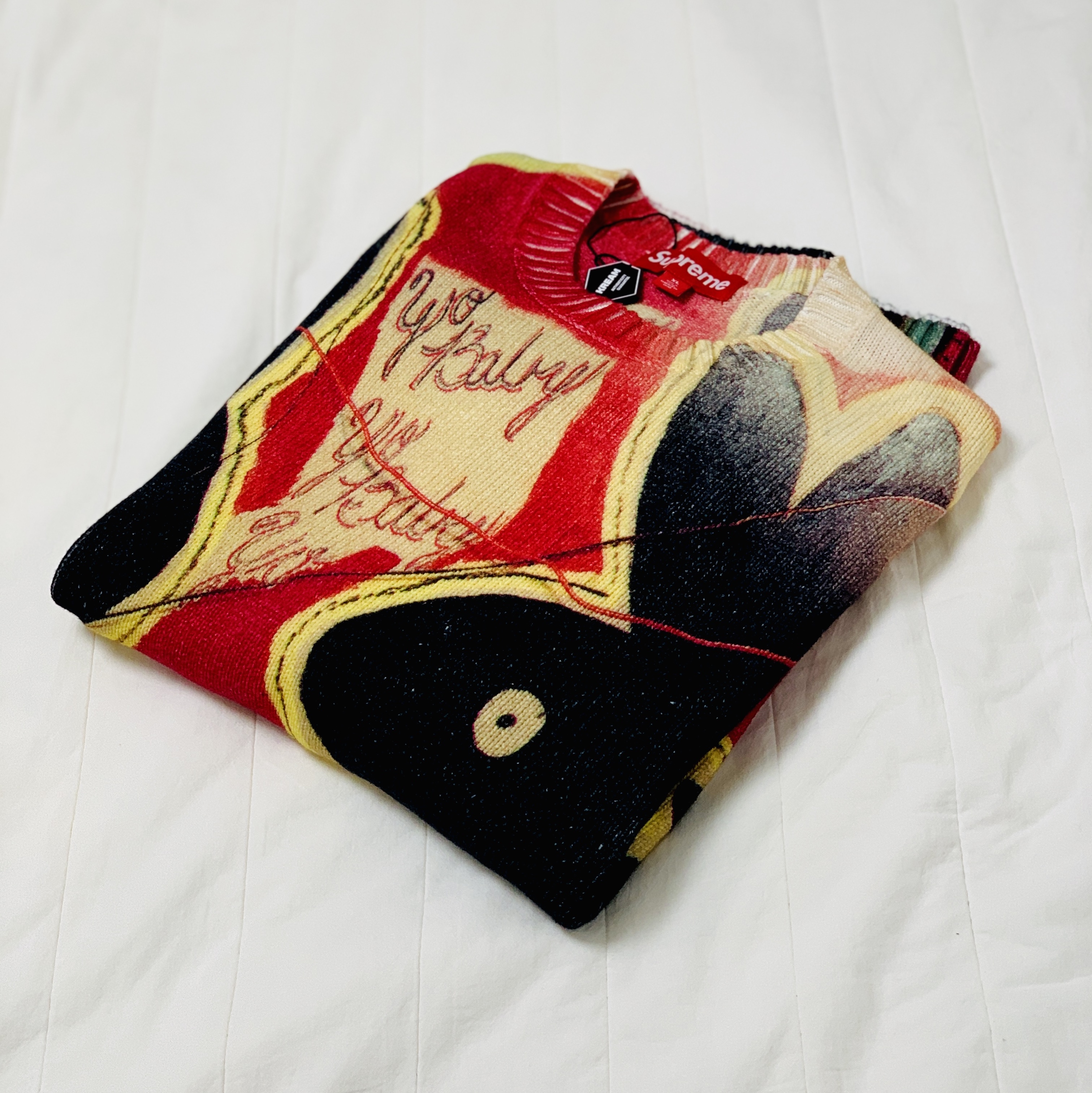 Supreme Yo Baby Sweater Multicolor - 24SS 착용 스타일