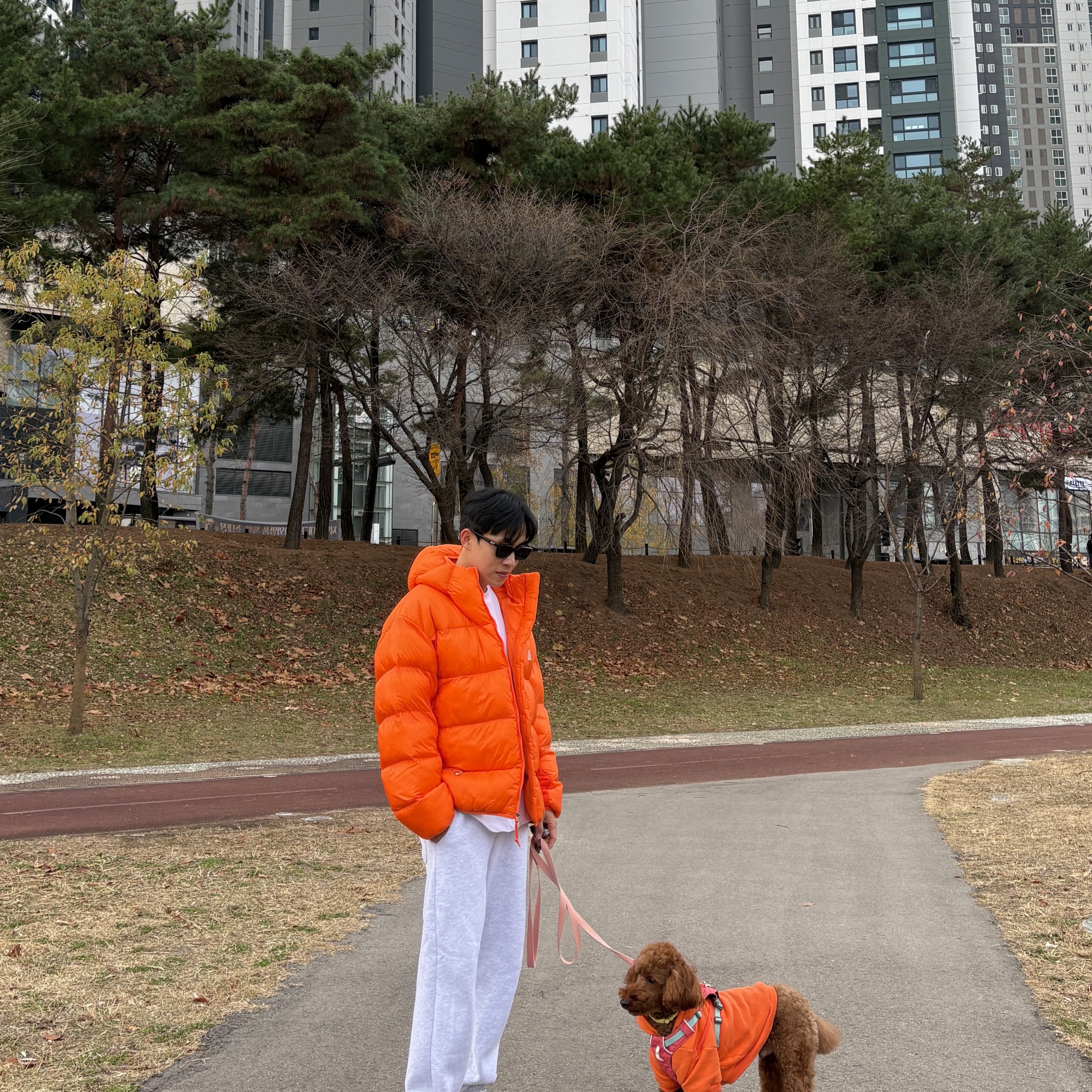 Nike ACG Therma-Fit ADV Lunar Lake Puffer Jacket Safety Orange - Asia, Asics Gel-Kayano 14 Cream Black 착용 스타일 - 4
