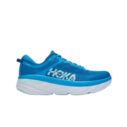 Hoka Bondi 7 Ibiza Blue Blue Grass
