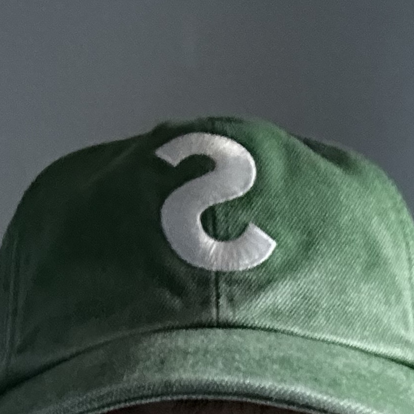 Supreme Pigment S Logo 6-Panel Green - 24FW 착용 스타일