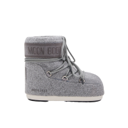 (W) Moon Boot Icon Low Boots Felt Grey