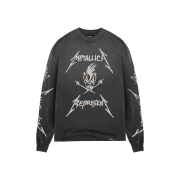 Represent x Metallica Garage Inc LS T-Shirt Stained Black - 25SS