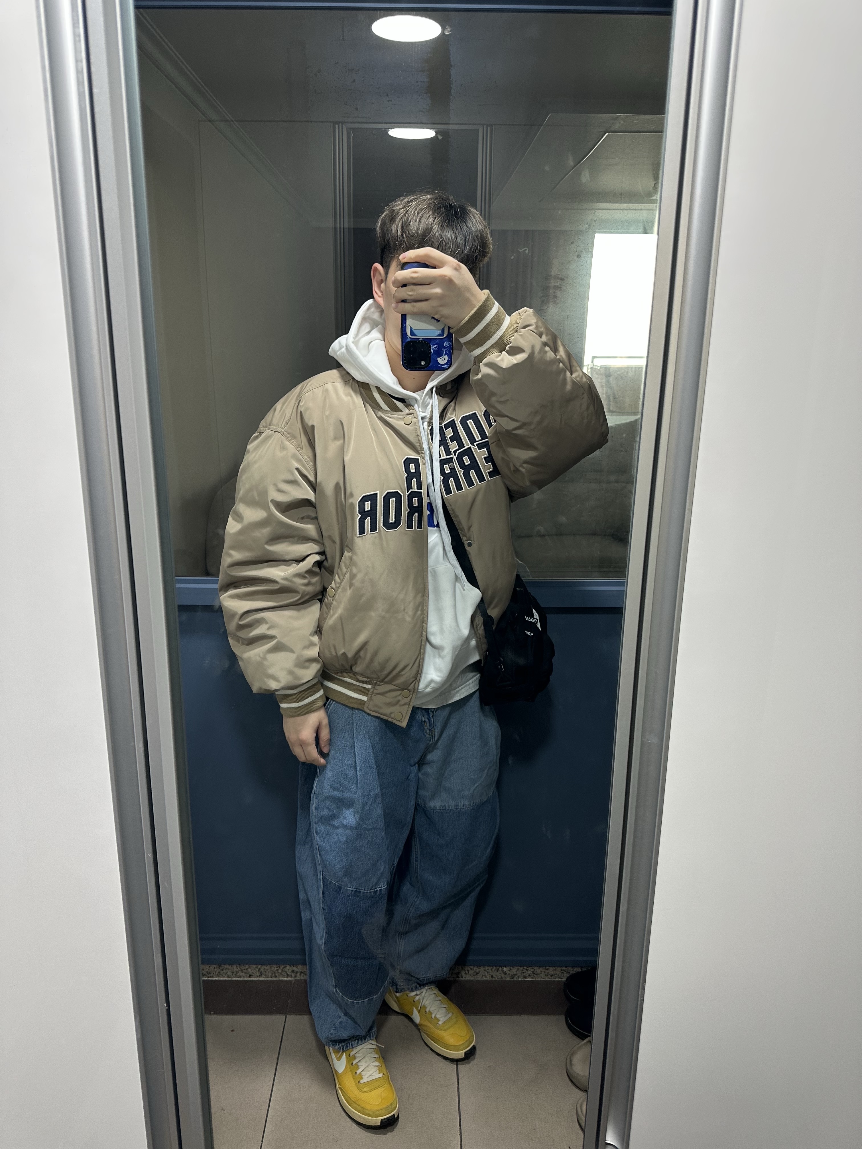 Zara x Ader Error Barrel Leg Jeans Blue, Nike x Tom Sachs General Purpose Shoe Archive 착용 스타일