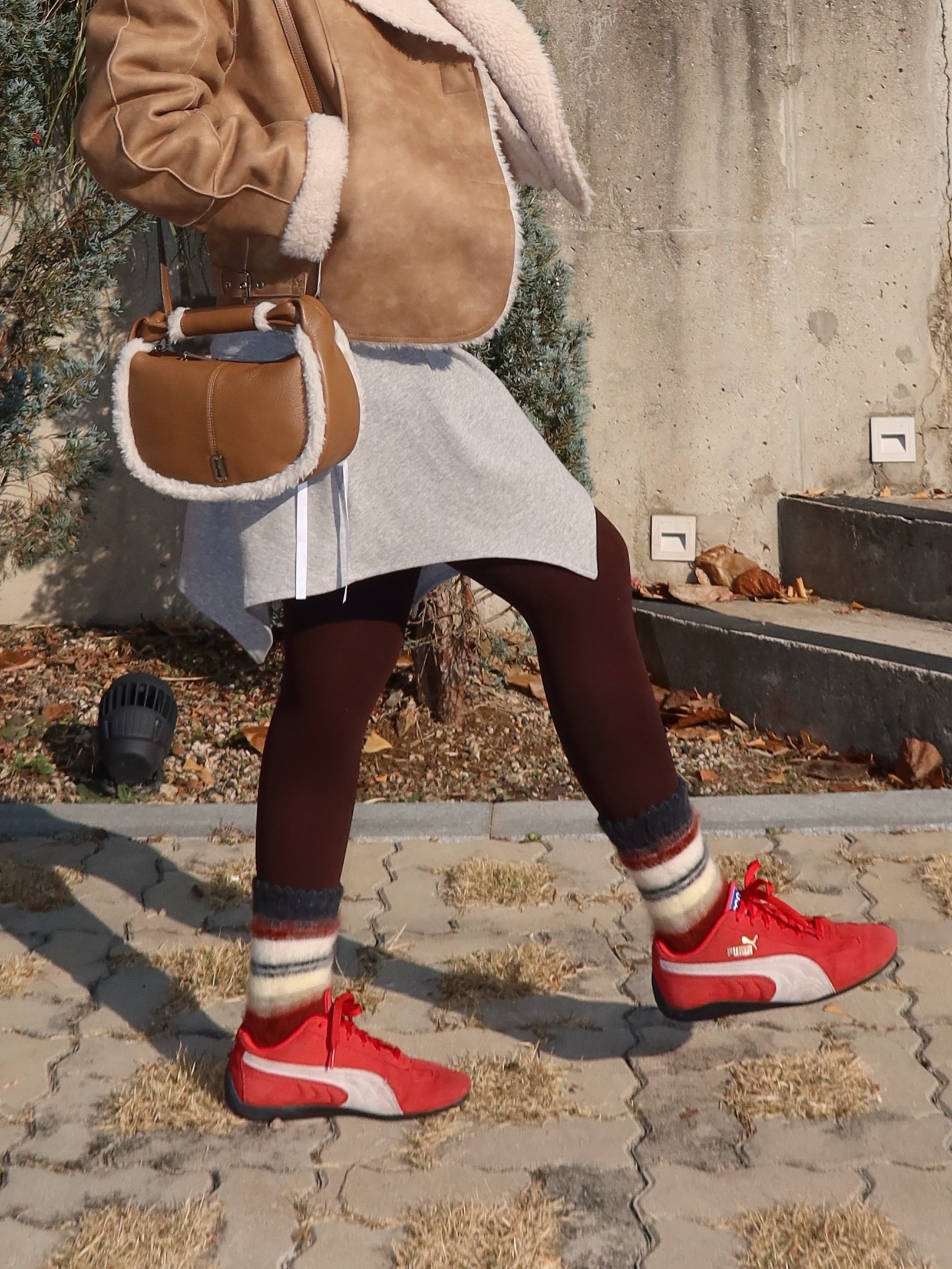 Puma Speedcat OG Red White 착용 스타일