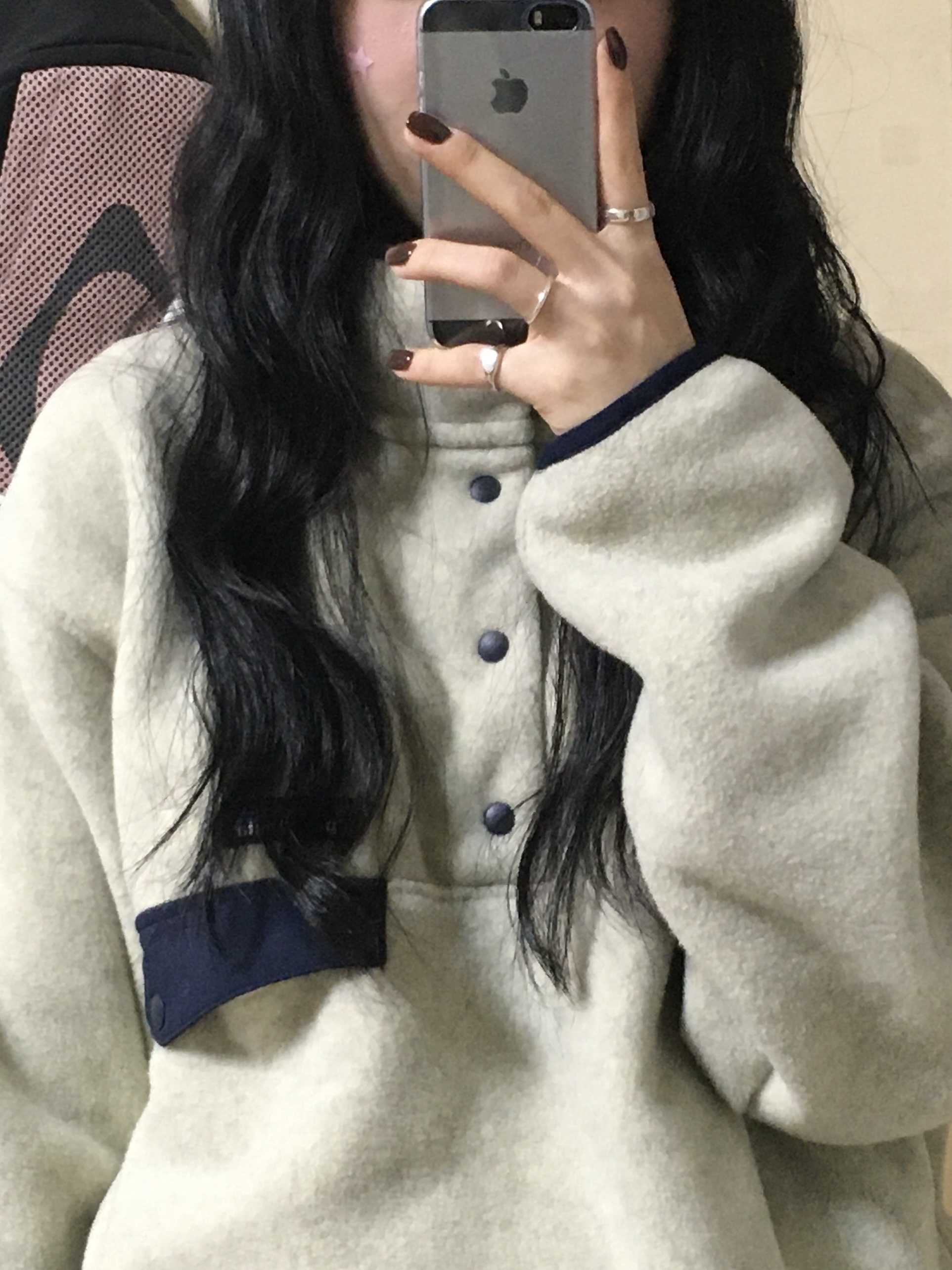 Patagonia Synchilla Snap-T Fleece Pullover Oatmeal Heather 착용 스타일