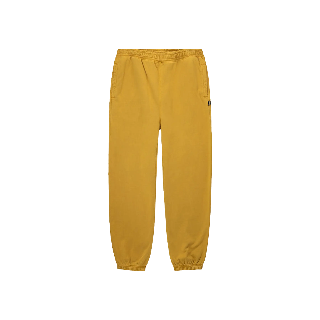 KM4APALST232GD Stussy Pigment Dyed Fleece Pants Gold
