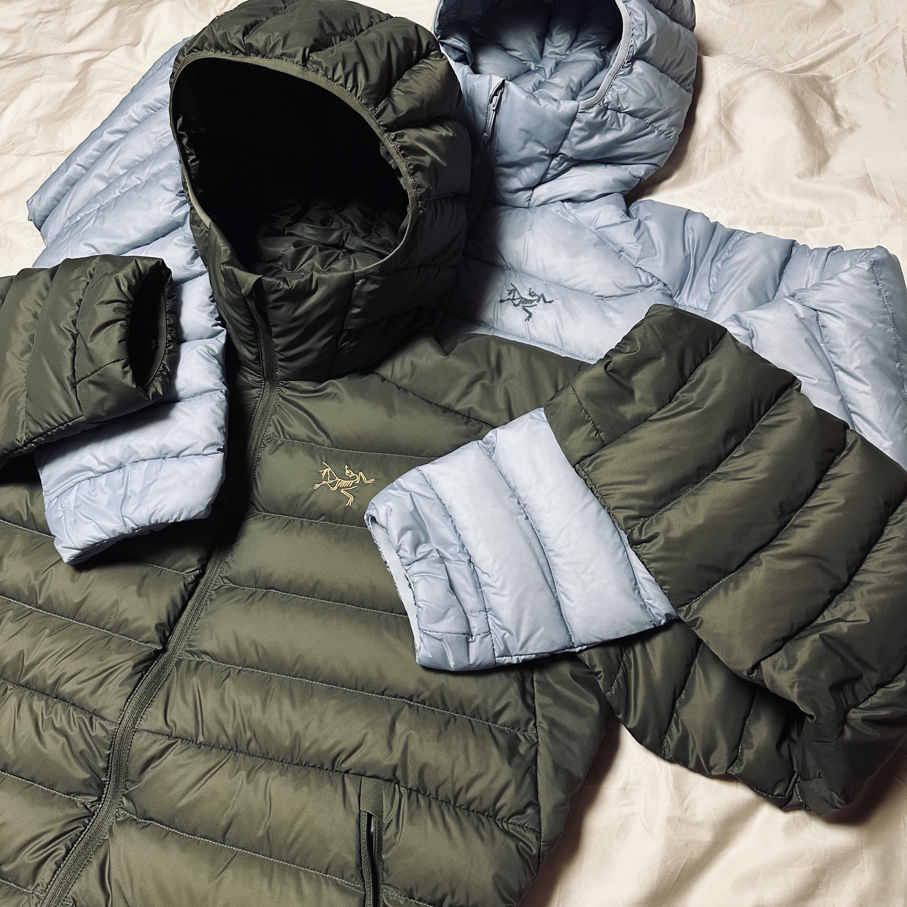 Arc'teryx Cerium Hoody Tatsu, Arc'teryx Cerium Hoody Lucent 착용 스타일