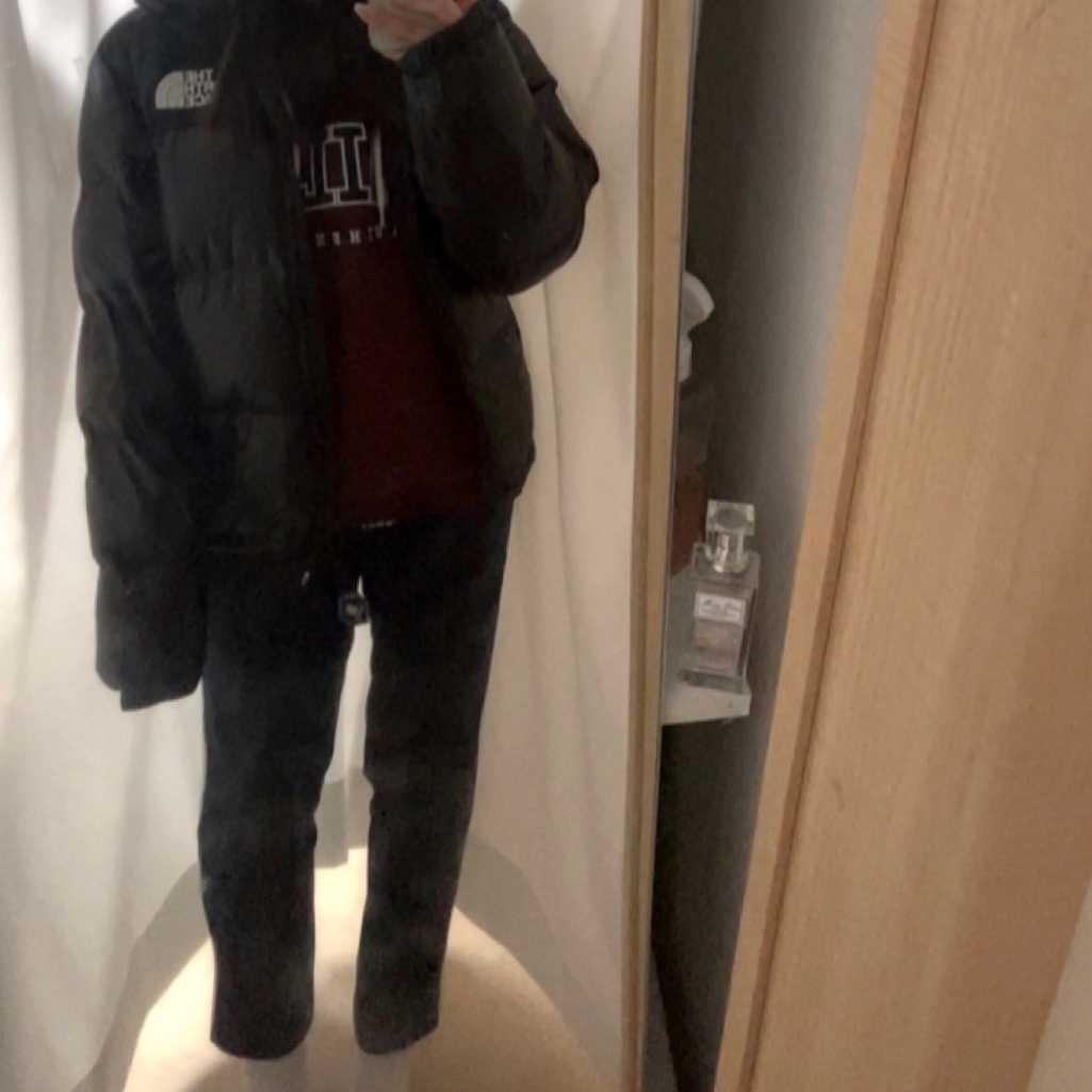 The North Face On Ball Jacket Black 착용 스타일