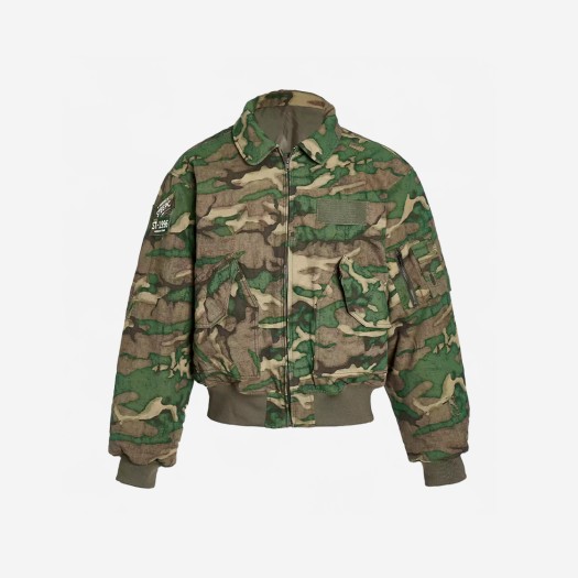 STEEPC_24_106 [예약 배송] STEEPC Grenade Camouflage MA2 Bomber Jumper Khaki