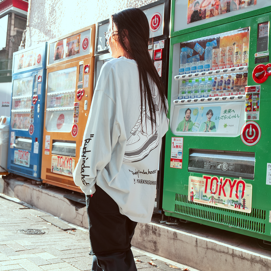 PB X 미하라 야스히로 롱슬리브 피그먼트 라이트블루(PB X Mihara Yasuhiro Long Sleeve Pigment Light blue) - 4