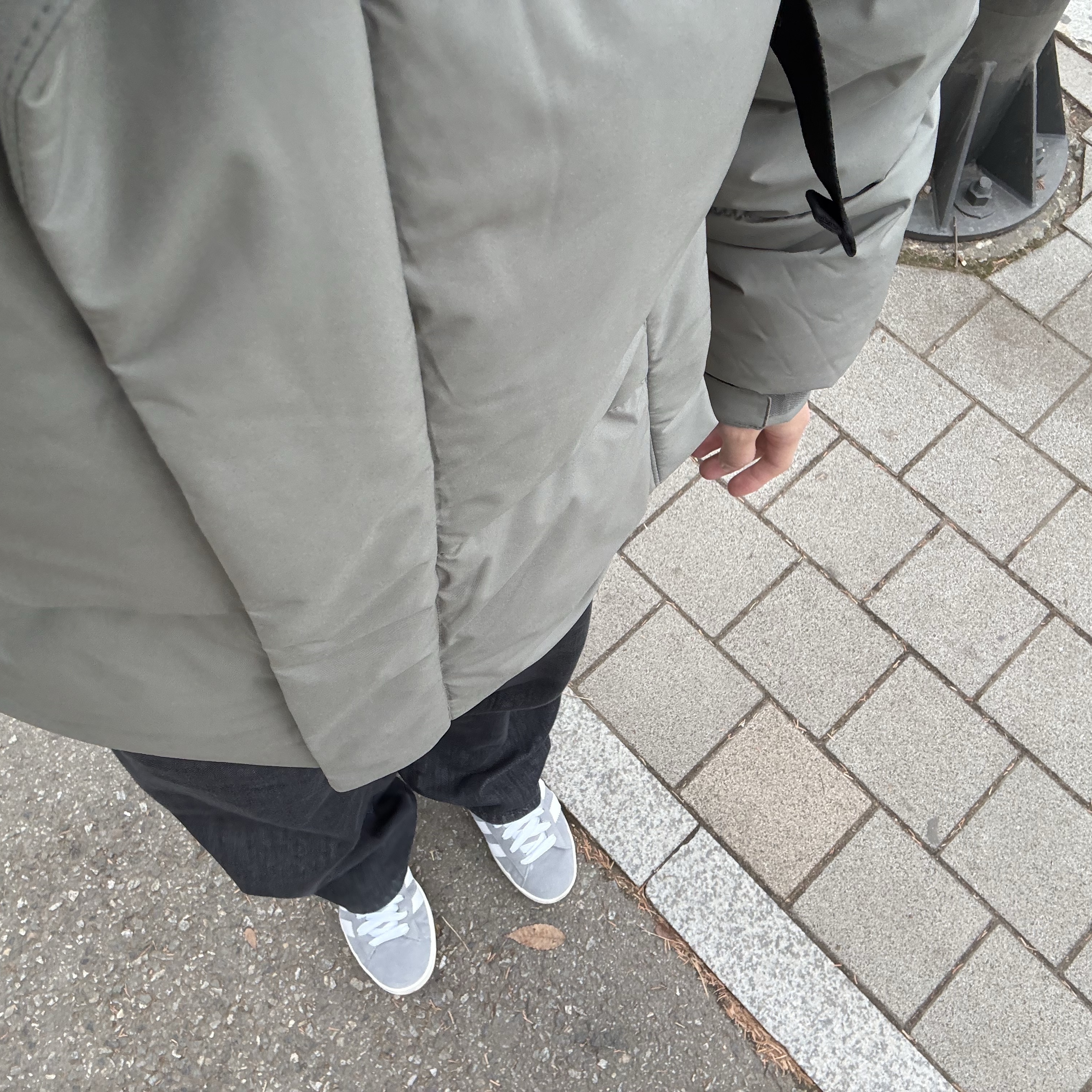 Adidas Campus 00s Grey Cloud White 착용 스타일