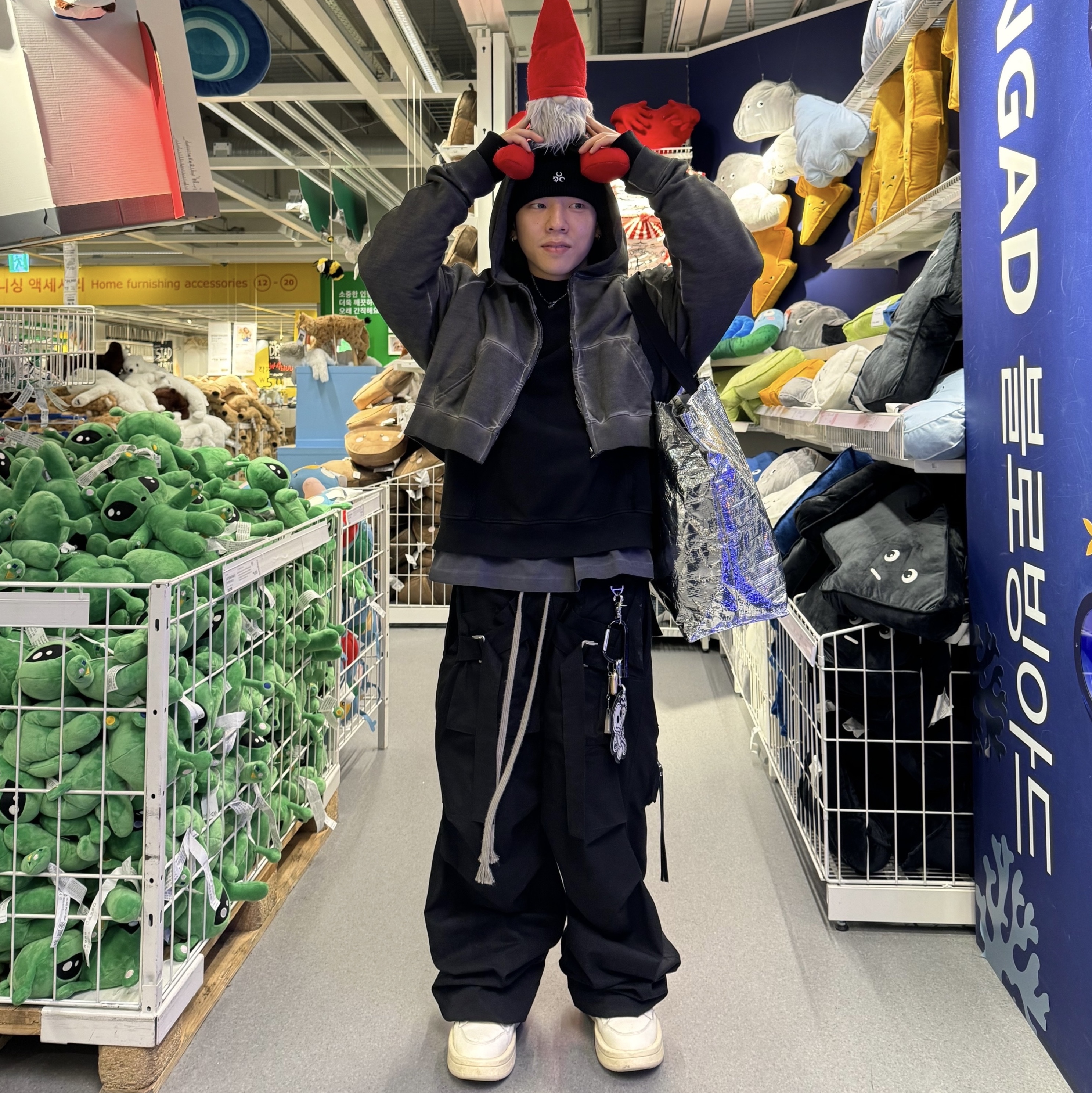 Converse x Drkshdw Turbowpn Egret 착용 스타일 - 6