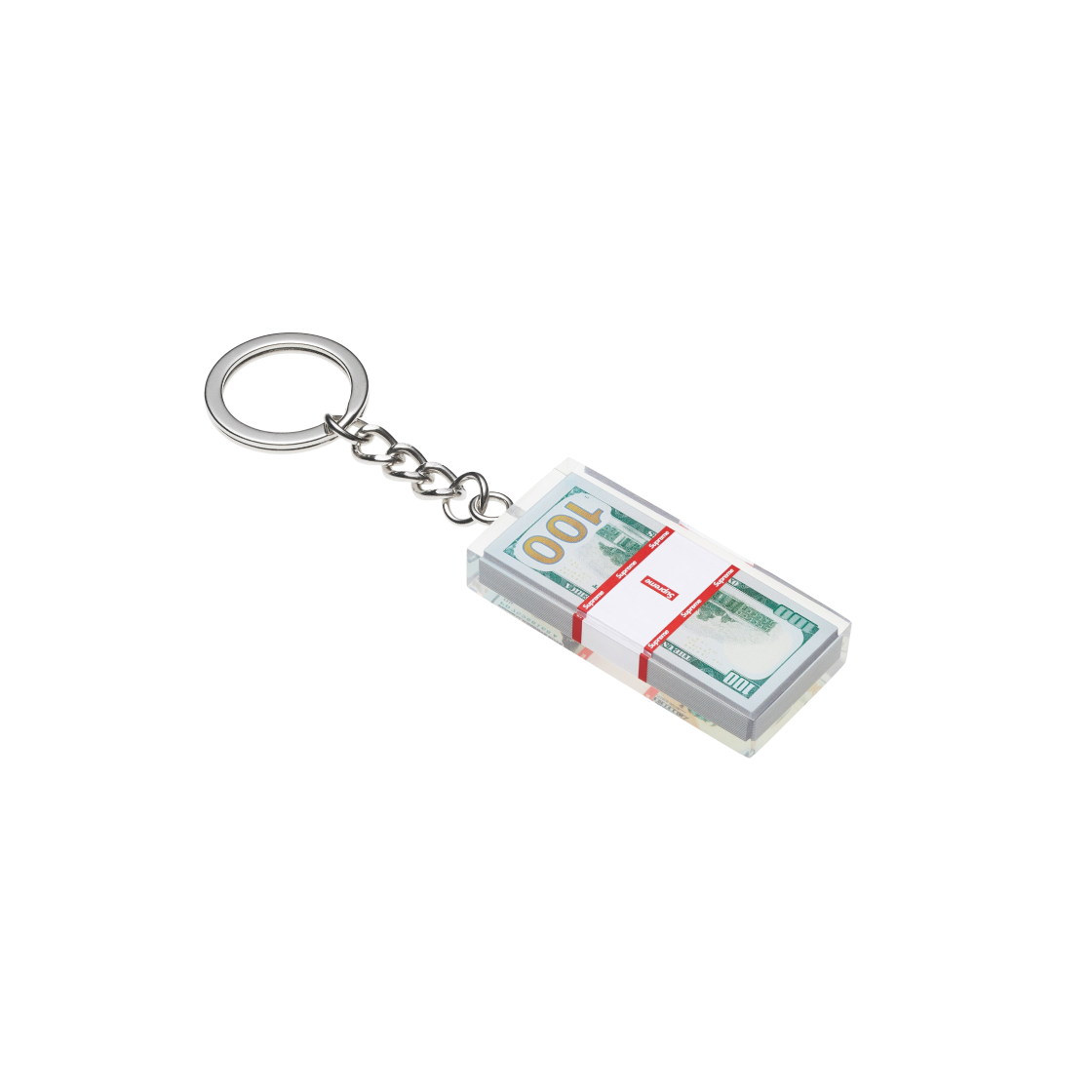 小物 Cash Paperweight Keychain Supreme Cash Paperweight Keychain Clear - US