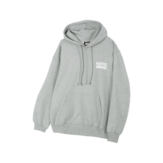 PCHG Plastick Bandage Plower Circle Logo Hoodie Grey