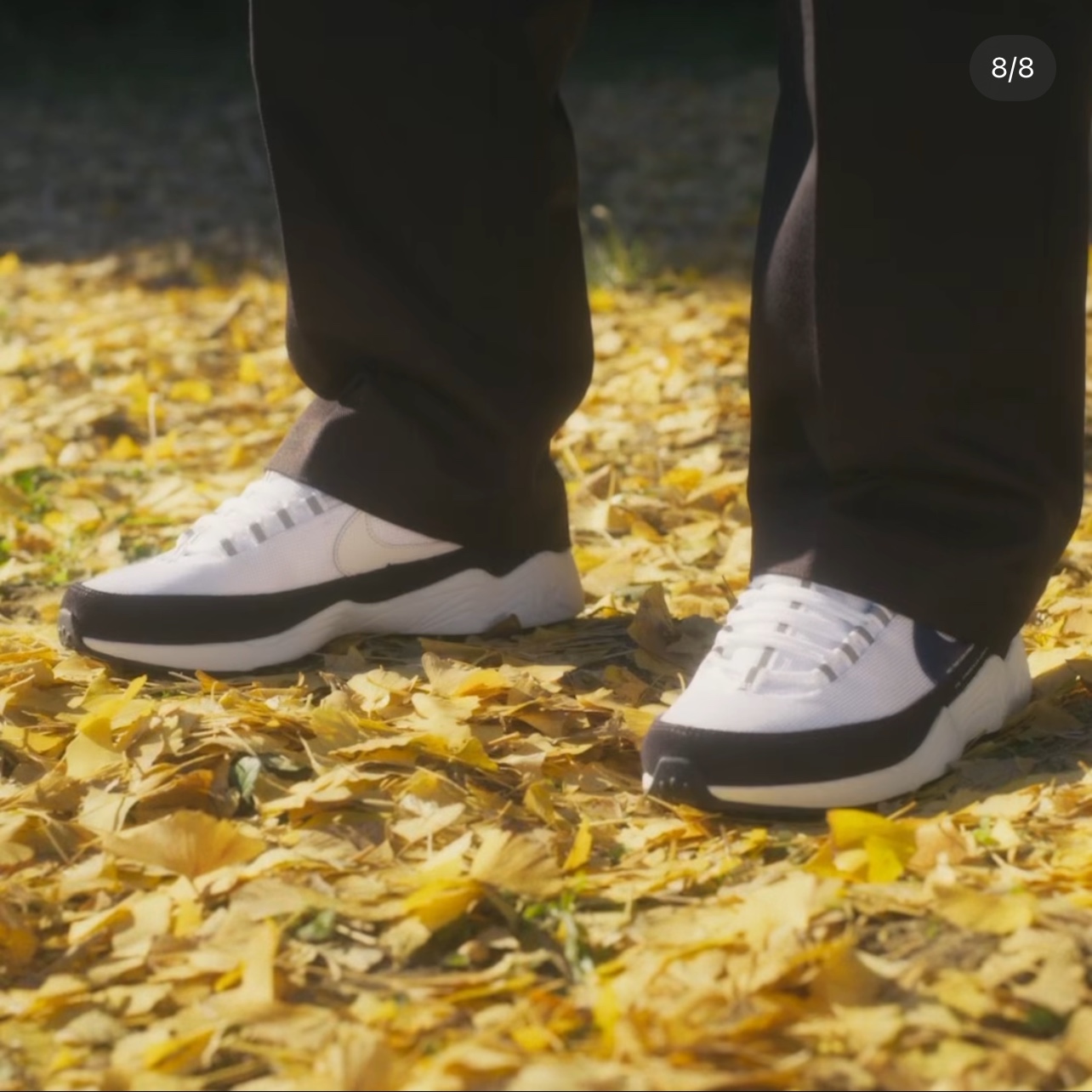 Nike x Fragment Air Zoom Spiridon Blue Void, Nike x Fragment Air Zoom Spiridon Black 착용 스타일 - 1